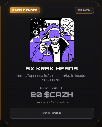 Michelangel_art's tweet photo. Probably nothing. 

We've raffled 5x Krak Heads. There's another raffle going on with 3 more.

FP: 0.07 Eth

Betting on Builders on Ink. Thanks @KrakMask https://t.co/5geEVNYocM