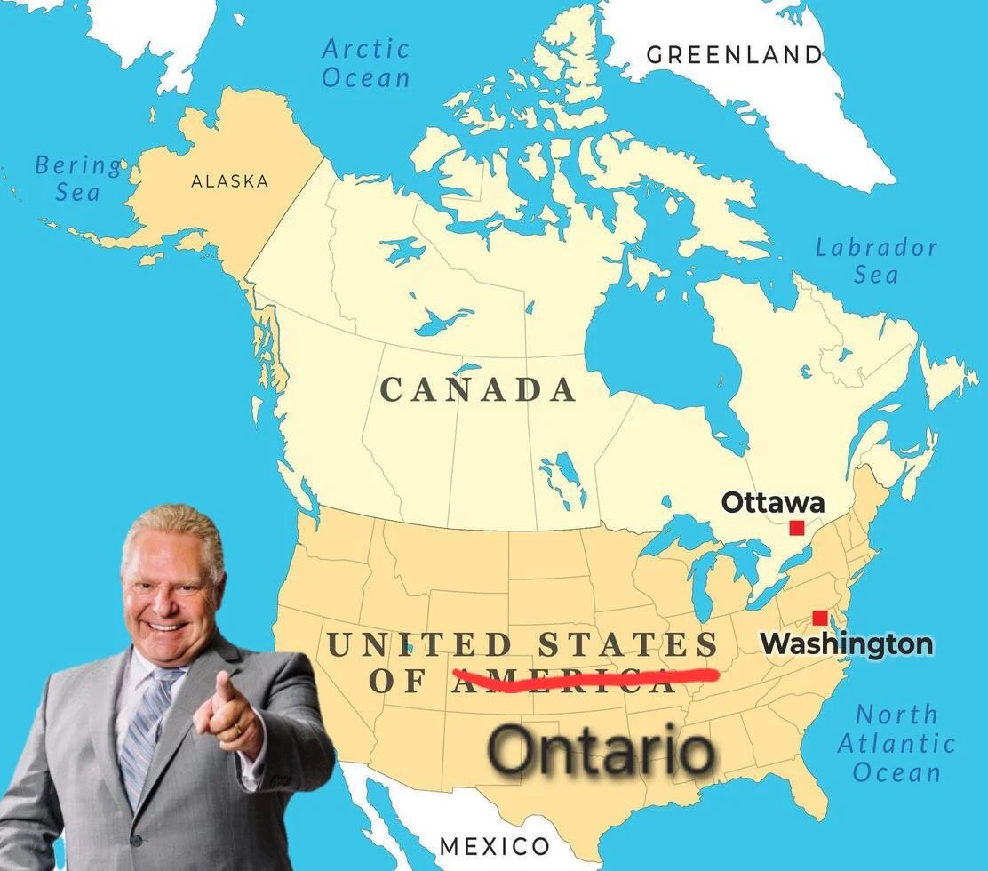 hunikinn's tweet photo. EFFECTIVE IMMEDIATELY:

United States of America is renamed to  UNITED STATES OF ONTARIO! 🇨🇦 https://t.co/DXRJ0wGMSI