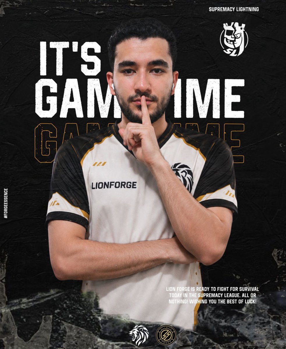 LIONOFMIGHT's tweet photo. LF Gaming plays the first of two play-in games today. Who will be the first to win 3 sets? 

⏱️ 9:00 PM CEST
▫️ @CR_Supremacy 
🆚 @OlimpoSquad 

🎥 https://t.co/g7PdvVHQoo

All or nothing. Who will gain the advantage heading into tomorrow night’s return leg?

#ForgedByCompetition https://t.co/QuuiJvZ9Og