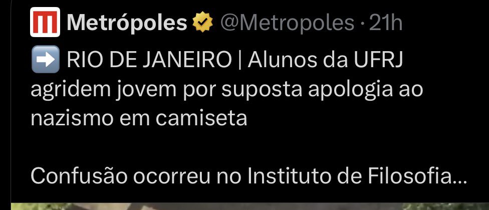 EdM0RTy's tweet photo. @a_inutilidade @Nomobz @InformeRJO @ufrj Sim, e por isso o supostamente. A galera é tão imbecil que chega a doer… vou mandar ele reclamar com o metrópoles. Mas também, o que esperar de quem faz “Estória” hoje em dia. https://t.co/IjVvnQQBS6