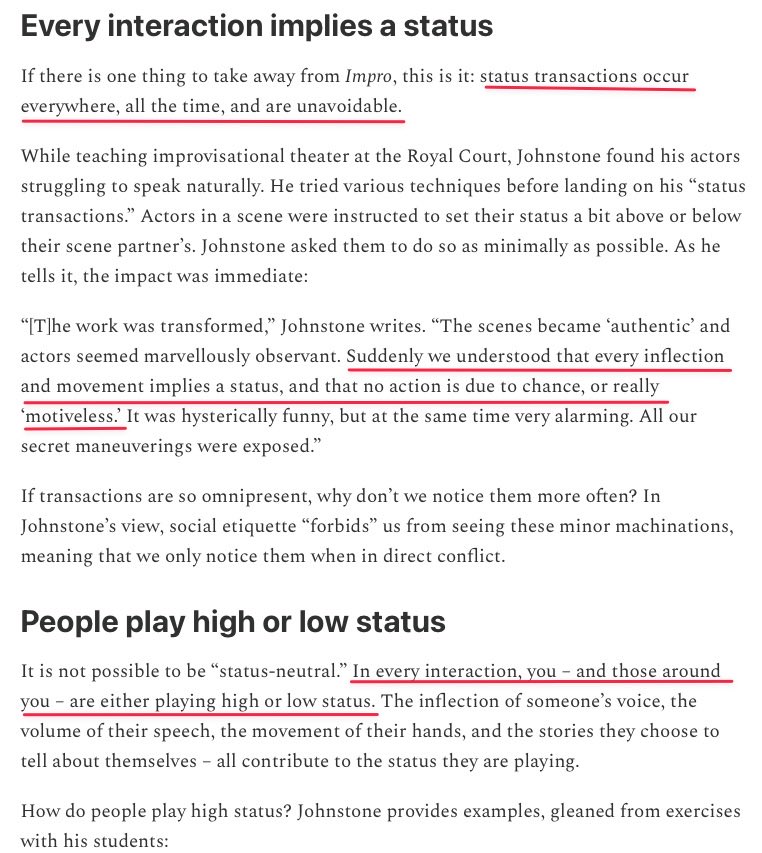 hiiinternet's tweet photo. Palantir hands new hires Impro, an improvisation &amp; theater book

TLDR larpmaxing is a game optimal strategy https://t.co/oxm6wdvJb7