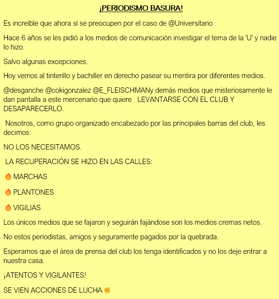 barra_U_oriente's tweet photo. #GremcoNuncaMas 
#LaUEsDeSuGente
#LAPRIMERA1968 https://t.co/wjw8fN2q5Q