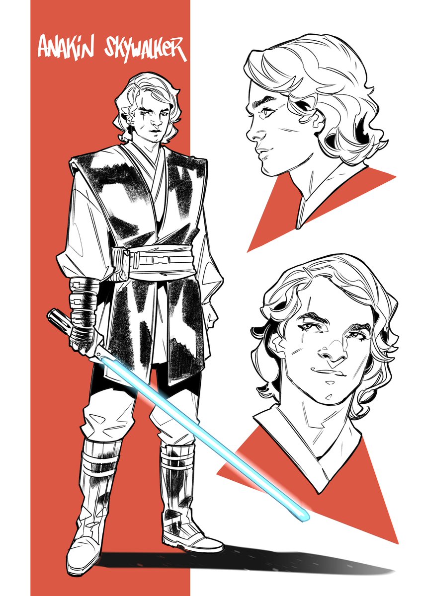 ValeriaFavoccia's tweet photo. Some Star Wars Character Studies 💫 https://t.co/GGyeu29B5r