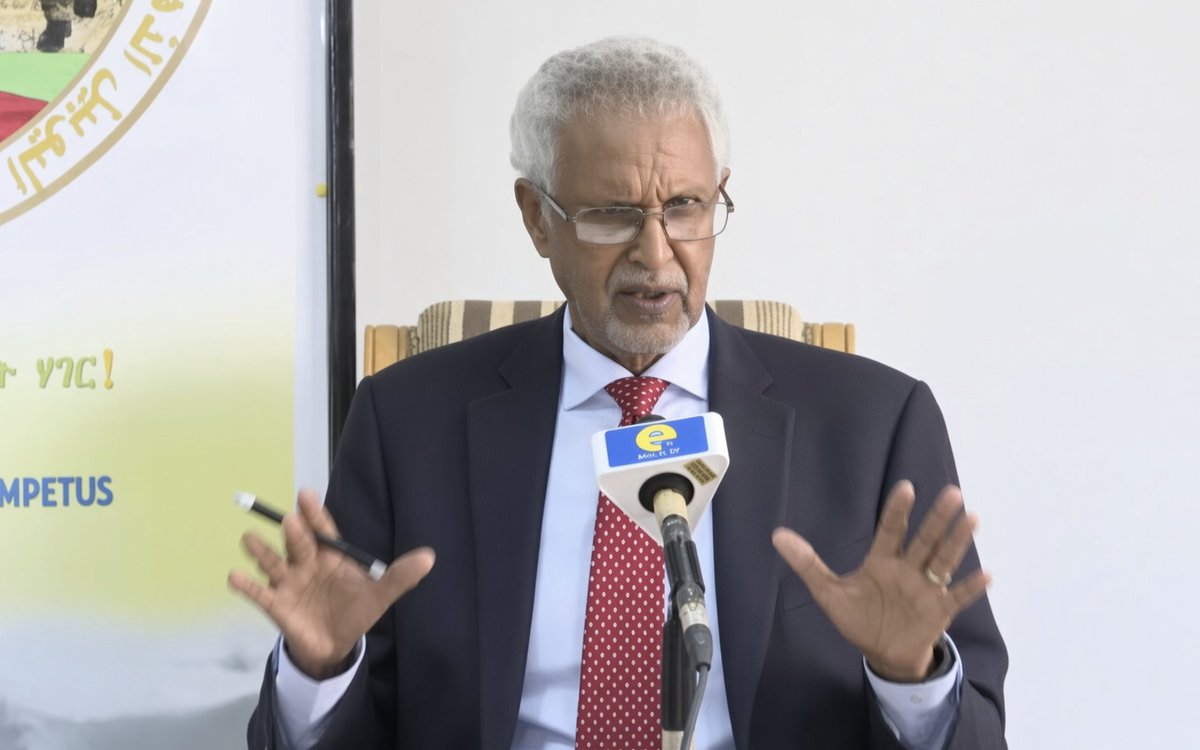 GhideonMusa's tweet photo. ጽምብል ዝኽሪ ወርቃዊ እዮቤልዩ  ምምስራት ቤት ምህርቲ ሰውራ “ዕዙዝ ዝኽሪ ንሓድሽ ወፍሪ ህዝጸት ሃገር” ብዝብል ቴማ ብደረጃ ሃገር ካብ 14 ክሳብ 20 መስከረም ከምዝካየድ ኮሚሽነር ባህልን ስፖርትን ገሊጹ። #Eritrea https://t.co/66DgB0Xe6a