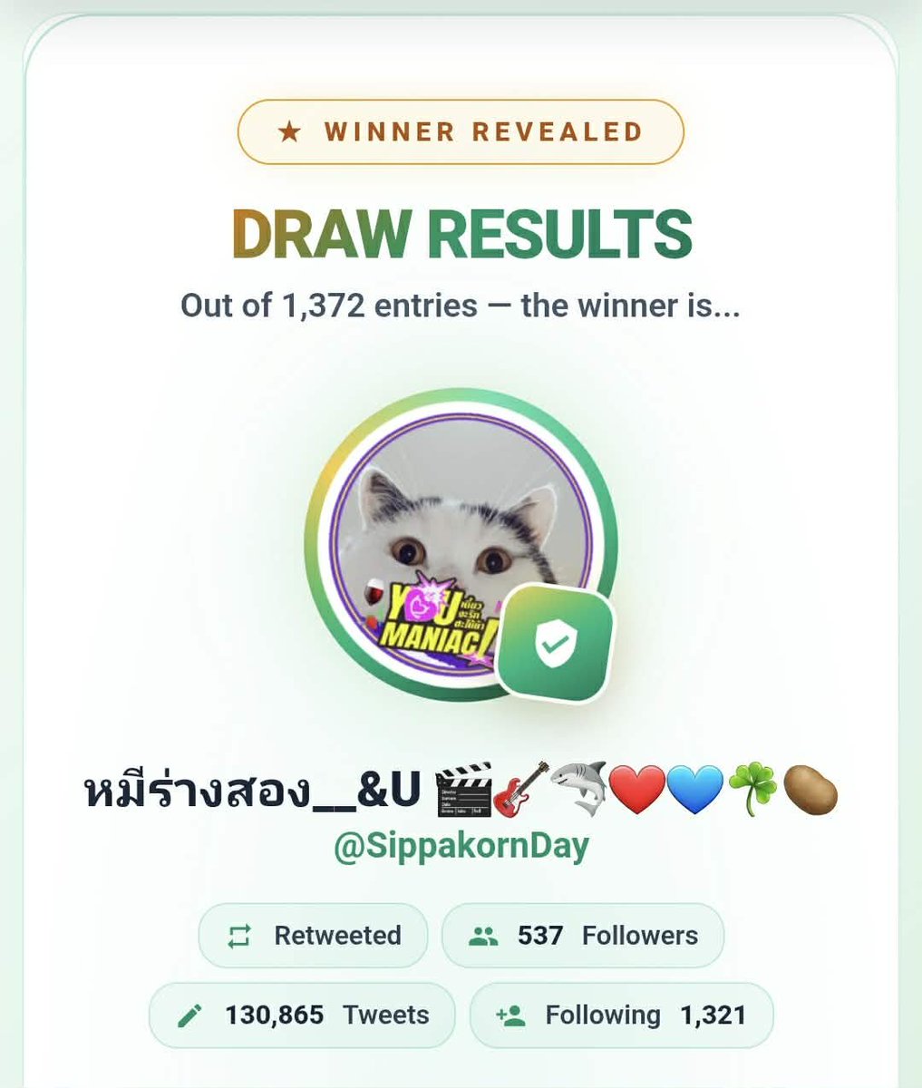 yamsap_ws's tweet photo. จากเดิมแจกราย3ด.3 รว. 
ขอเพิ่มราย1ด.ให้ไปอีก2 รว.
ยินดีกับผชด.OneD PREMIUM 
สำหรับราย3 ด.ทั้ง 3 ท่าน🥳
@AUKAUKZA @iamnorvor 
 @sippakirnday
ผชด.สำหรับ ราย1ด.อีก 2 ท่าน🥳
@anyasansan @Taliwmee
📮ผชด.ทั้ง5 ท่านทักDM ได้เลยนะคะ
🙏ขอบคุณทุกคนที่มาร่วมสนุกกัน
ไว้มาร่วมสนุกกันใหม่น๊าาา🎸🦈
🥳ขอให้ซร."YouManiac" 
ดังๆ ปังๆ ไปทั่วโลก🥳🥳 
#YouManiacSeries
#WilliamEst #วิลเลี่ยมเอส
#Williamjkp  #est_rvp