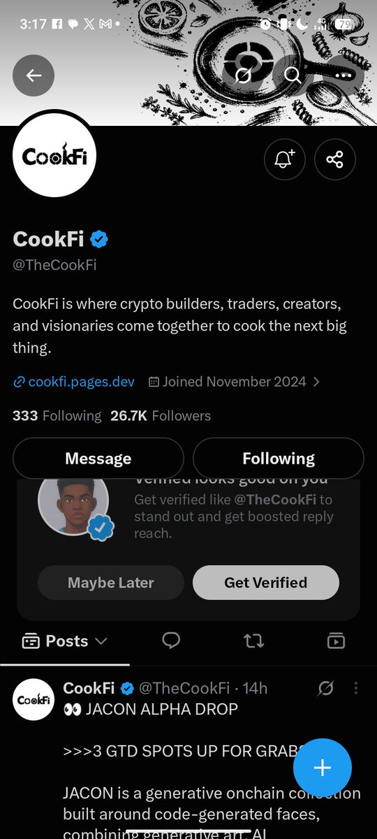Officiallecovic's tweet photo. @TheCookFi @Zghire_ All done ✅ 

HhQzLr5gstGeyVFNQhRR6UswHPRnVn2JhJpVRwBrH2c8 https://t.co/yBacdugkrY