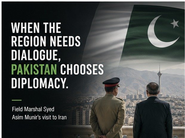 Aimakhanpk's tweet photo. When the region needs dialogue, Pak chooses diplomacy. Field Marshal Syed Asim Munir’s engagement with Iran reflects Pakistan’s commitment to dialogue, stability, and constructive regional diplomacy.
#PIMS #HospitalFire #GreatlyRespectedCDF #GlobalPeacemakerCDF #SalamFMAsimMunir https://t.co/4UIhrvi0Hu