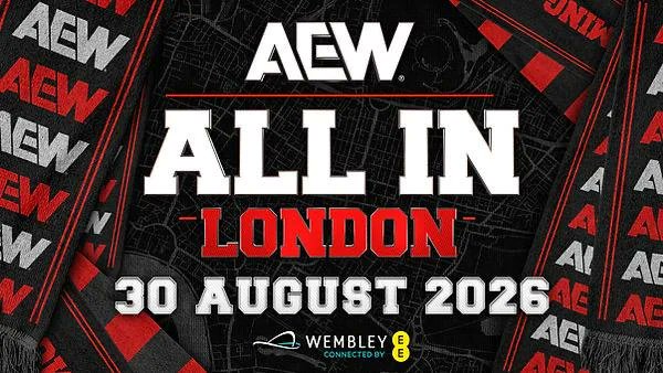 SeanRossSapp's tweet photo. Tony Khan has announced a TRIOS ROULETTE ROYALE with seven trios for AEW All In

The Dogs, Bang Bang Gang, Conglomeration, Hangman, Bandido, Brody, Demand and others will be involved. He teases a very interesting wild card team.

This will start on the buy in and likely carry to the PPV