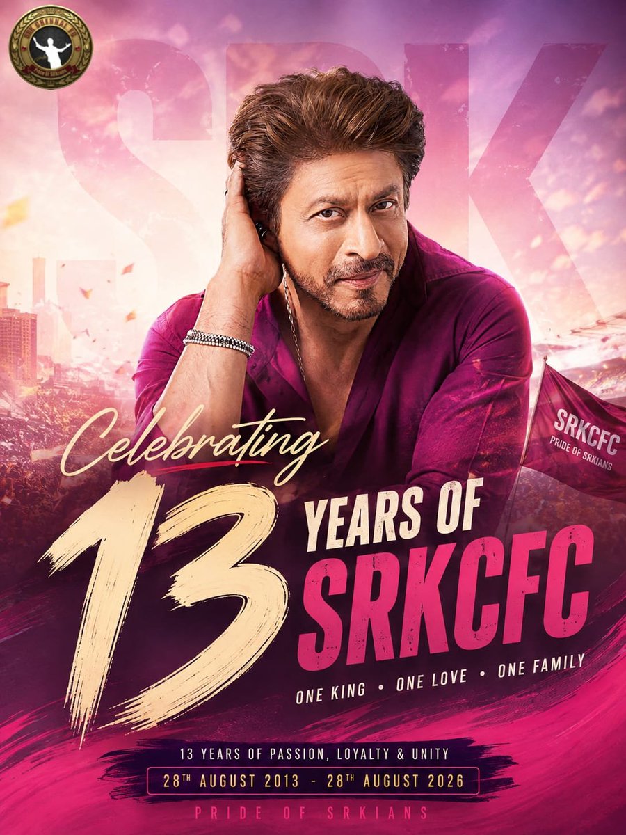 ARBOOBOB99's tweet photo. 13 YEARS OF SRKCFC
    13 years strong, and the journey continues.
    #13YearsOfSRKCFC 
@SRKCHENNAIFC https://t.co/Ua7hNhh9xN