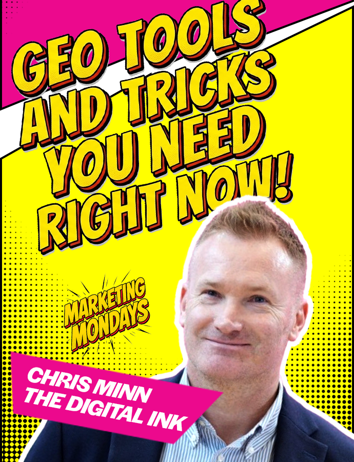myDscoop's tweet photo. Struggling with GEO and AI search? You're not alone.
Join Chris Minn of The Digital Ink on Marketing Mondays as he discusses tools and tricks to get you up and running with GEO. 
When is it? August 31st, 12 pm EDT
How to join?  https://t.co/cPsHzVNzdW https://t.co/FgnQVA4VKM