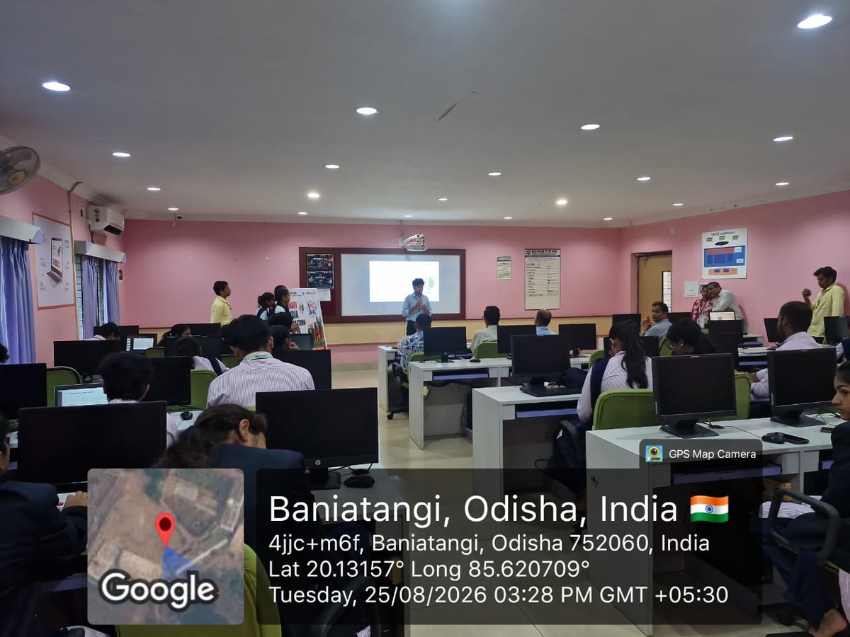 EgiEinstein's tweet photo. SIH 2026 at EATM!
EATM, Bhubaneswar successfully conducted the Internal Hackathon Round on 25 Aug 2026. 💡🏆
Innovative ideas, teamwork & problem-solving for a smarter India! 🇮🇳
@EduMinOfIndia @IndiaAI
#sih2026 #smartindiahackathon2026 #EATM #Innovation https://t.co/bovs8IWOUQ