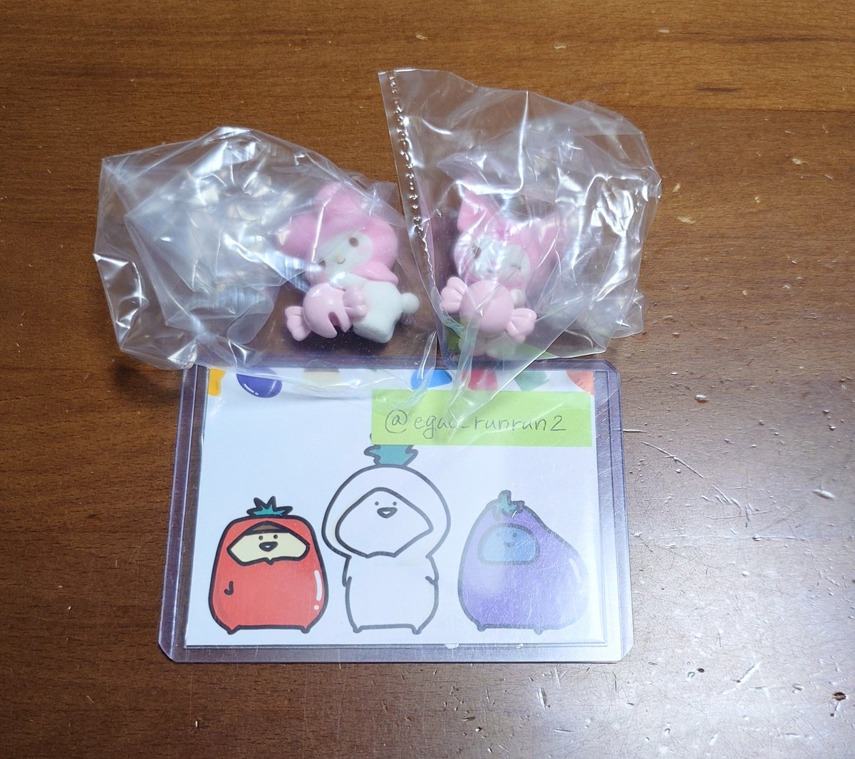 egao_runrun2's tweet photo. 【交換】サンリオ PUTITTO いちごみるくなフロッキー

【譲】マイメロディ/クロミ

【求】ポチャッコ＞＞タキシードサム

郵送での交換希望です。
お心あたりの方はお声がけください。 https://t.co/3QosusAD1P