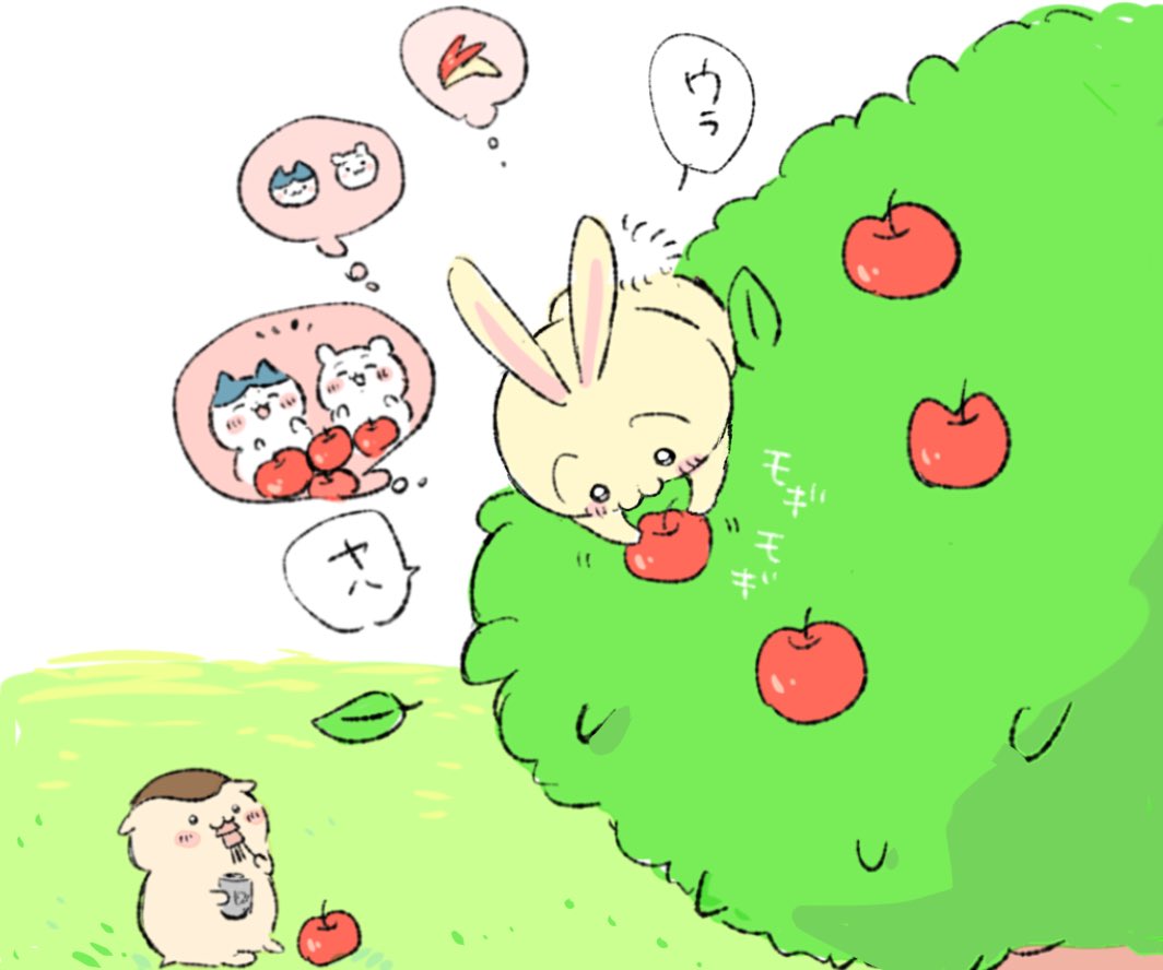 wata_meamai's tweet photo. リンゴを食べたいうさぎ https://t.co/lrk5HAMWkF