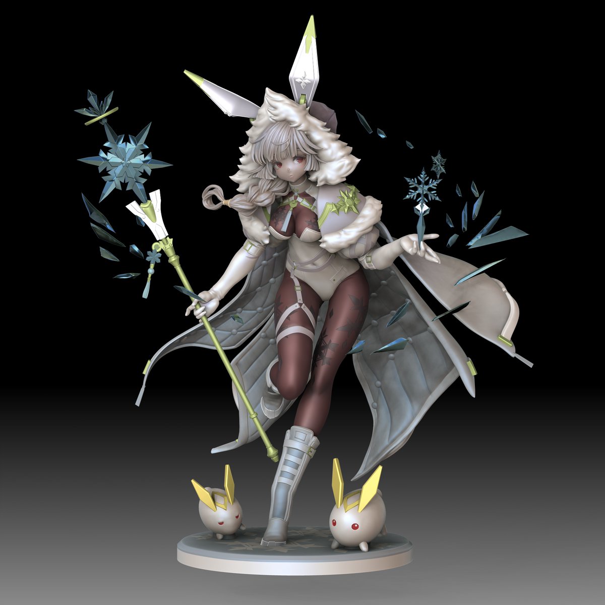 initial_K_aho's tweet photo. #zbrush #coloso 
講義動画終了
終ってみると結構技術ついたなとわかりやすいレベルでフィギュアを作れるようになりました！
復習のP丸様。フィギュアも近々投稿できます！お楽しみに！ https://t.co/iQ9osSxOp1