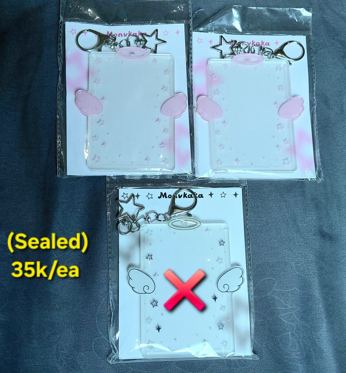 aiwonyue's tweet photo. wts / want to sell card holder
Cahol acrylic new (2 sides) 35k/ea
🍊 co oren only
✅ split pay
#wts #sell #cardholder #cahol #buy https://t.co/MVR6veGlDh
