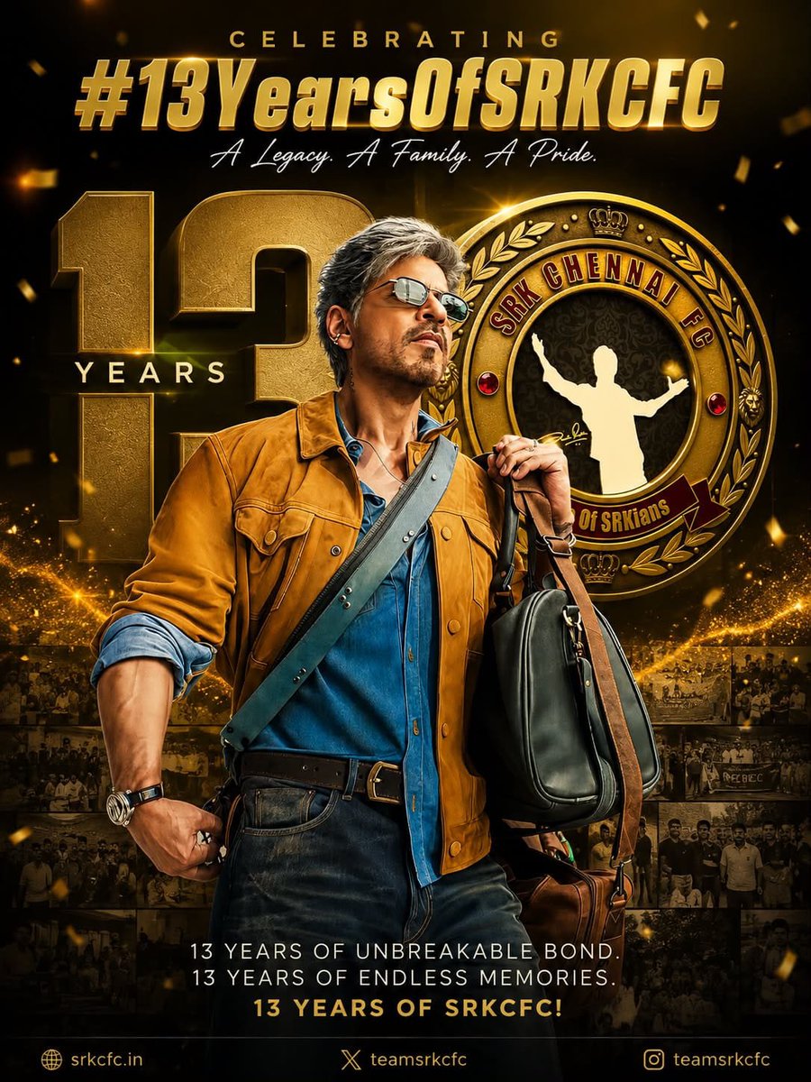 SohelSRK14's tweet photo. 13 YEARS OF SRKCFC
    13 years of celebrating the King of hearts.♥️
    #13YearsOfSRKCFC
@TeamSRKCFC 
@iamsrk https://t.co/sPlOgOEMh5