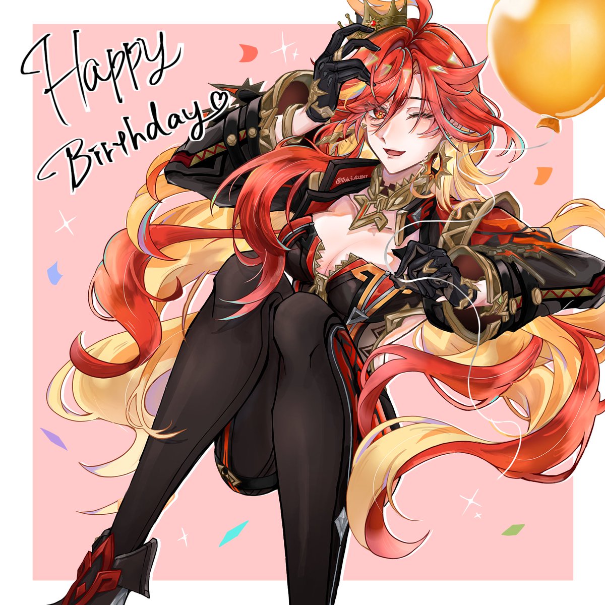 Wafu828NT's tweet photo. マーヴィカ様お誕生日おめでとう！！！！！大好きだ🫶🏻❤️‍🔥
#マーヴィカ生誕祭2026  #Mavuika https://t.co/zyTKk52Gef