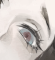 geriatricbutler's tweet photo. i really like the blue eyes + red pupil combo....... 24 and winkle kind of have it too but not exactly https://t.co/ZyQVdjzZF2
