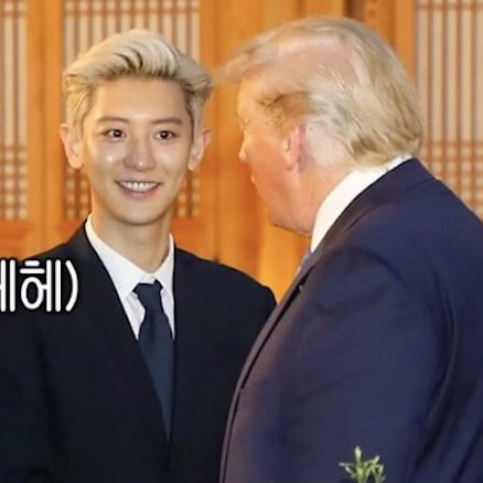 bratzlibra's tweet photo. he looks happy asf shaking hands with a tangerine tyrant https://t.co/EJOhHLXvHI