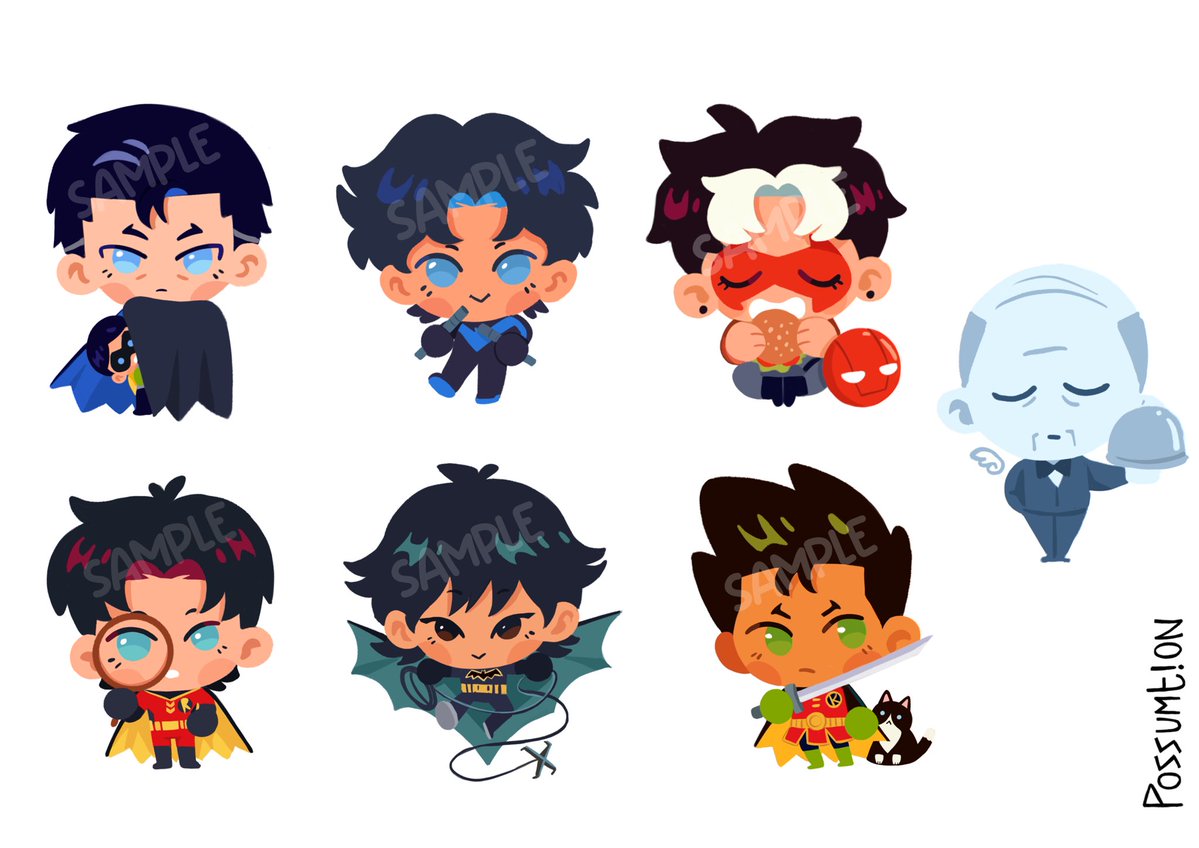 Possumtion's tweet photo. Whole family is here :D #dccomics #batfam https://t.co/sH2XBJz3DG