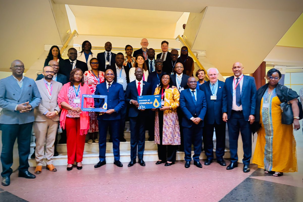 WHOAFRO's tweet photo. At #RC76AFRO, Lake Chad Basin countries reaffirmed their commitment to ending polio. Niger & Cameroon have gone more than 15 months without reporting variant poliovirus type 2. 

Now is the time to build on this progress, strengthen cross-border coordination & ensure all countries follow this path towards a polio-free #Africa. 
#EndPolio