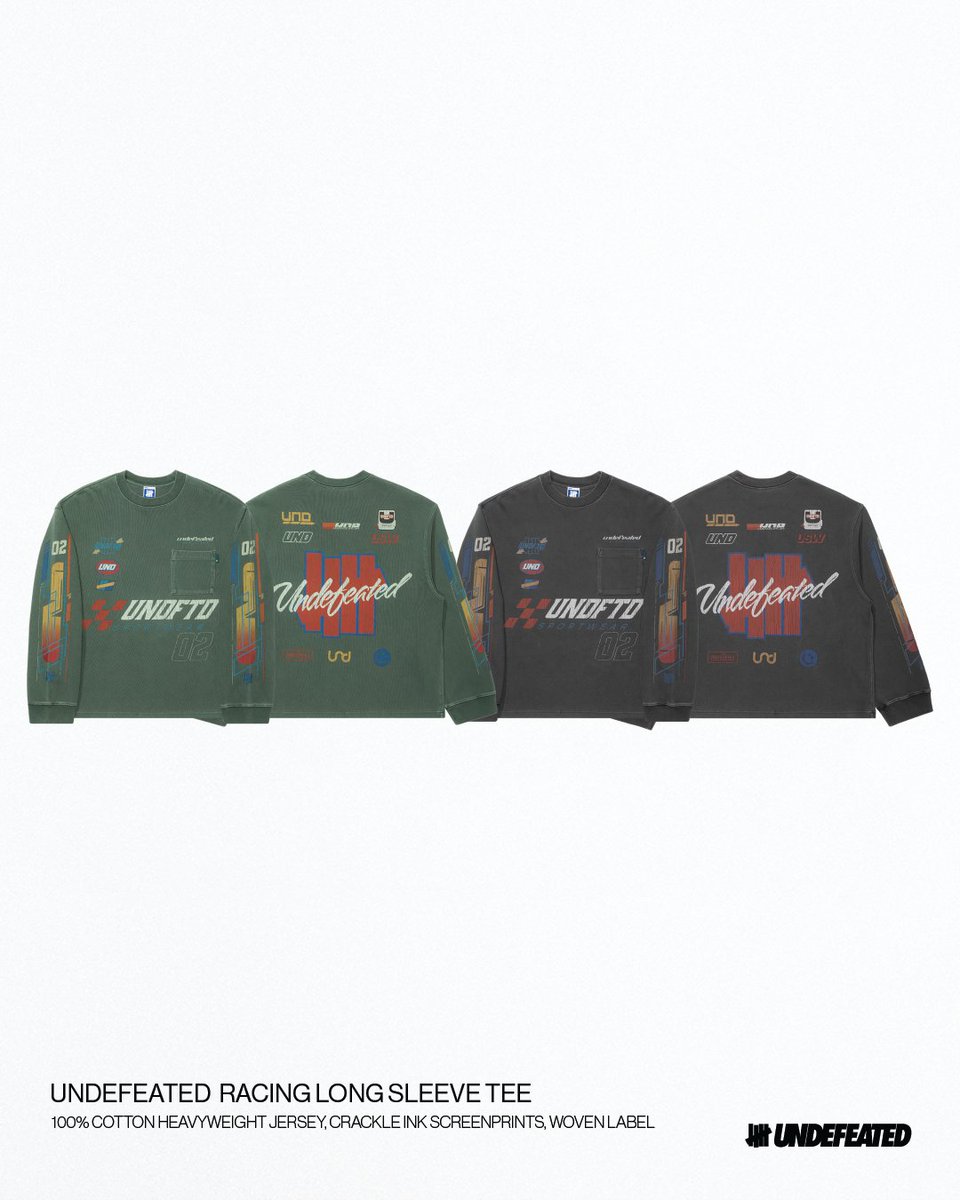 UNDEFEATEDinc's tweet photo. UNDEFEATED Fall 2026 Tops

Drop 2 available Friday, 8/28 exclusively at 11am at all UNDEFEATED Chapter Stores and 8am PT at https://t.co/PqTOvgOaW0 https://t.co/MImUuYv67V