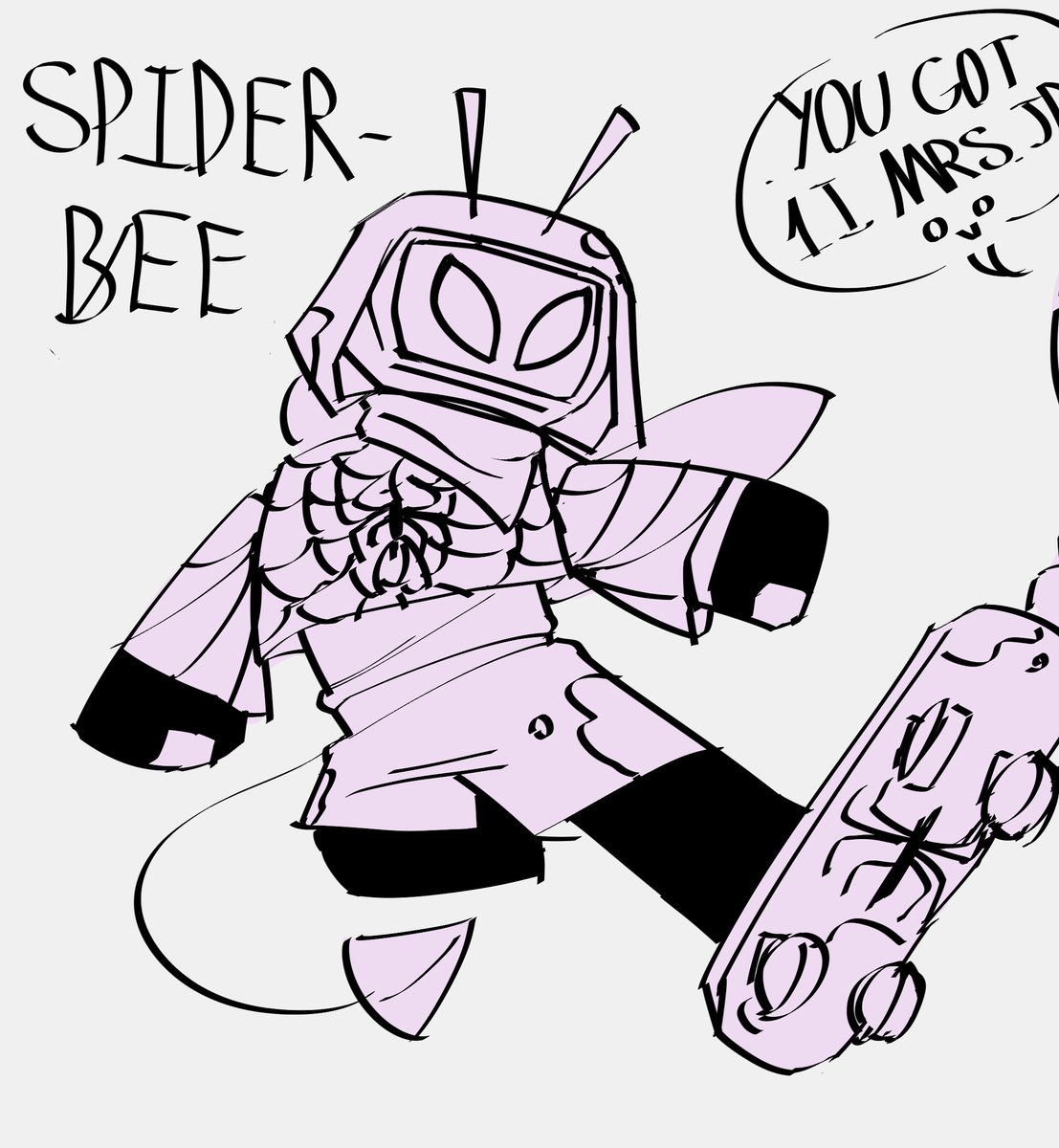 _briomatic's tweet photo. We interrupt your local Nos posting bc I keep daydreaming about this Au at work
#forsaken #veeronica #spiderbee https://t.co/Bn7CNnszDO