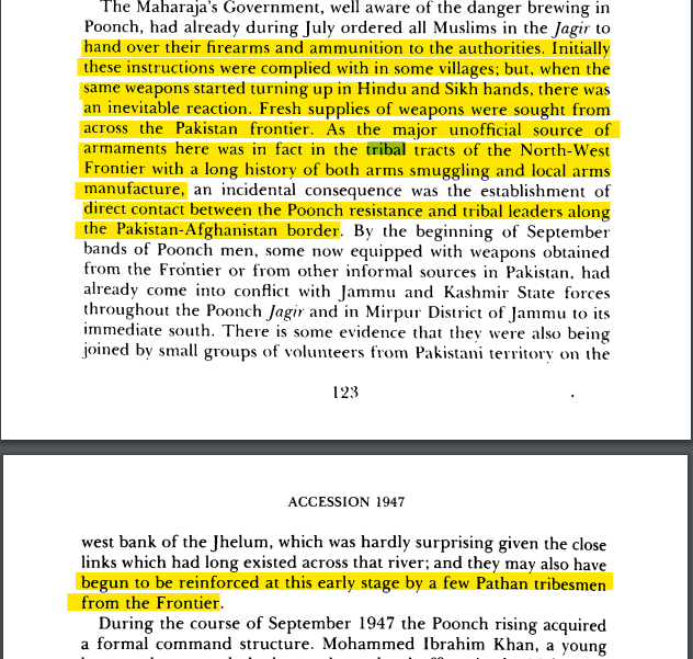 pakicoper's tweet photo. @BheriaMS @0rion_7 @x0x0lic it is well known sikh jathas killed far more because they were far more organized. as for ur sikh and dogra cousins being sold as concubines, this was again mostly perpetrated by pashtuns. the average pahari under dogra rule was unarmed thats why they needed tribals who are armed https://t.co/stjb1P8vXO