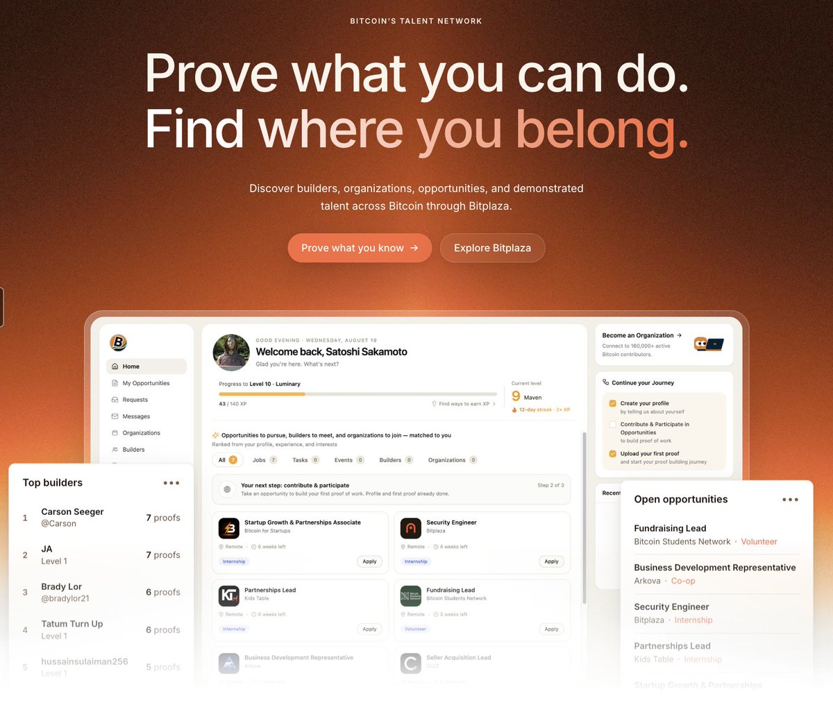 buckethatbtc's tweet photo. Looking for a job in Bitcoin?

Looking to find talent to support your build?

Look no further than @bitplazaxyz 👇 https://t.co/rTOp4MFKA2