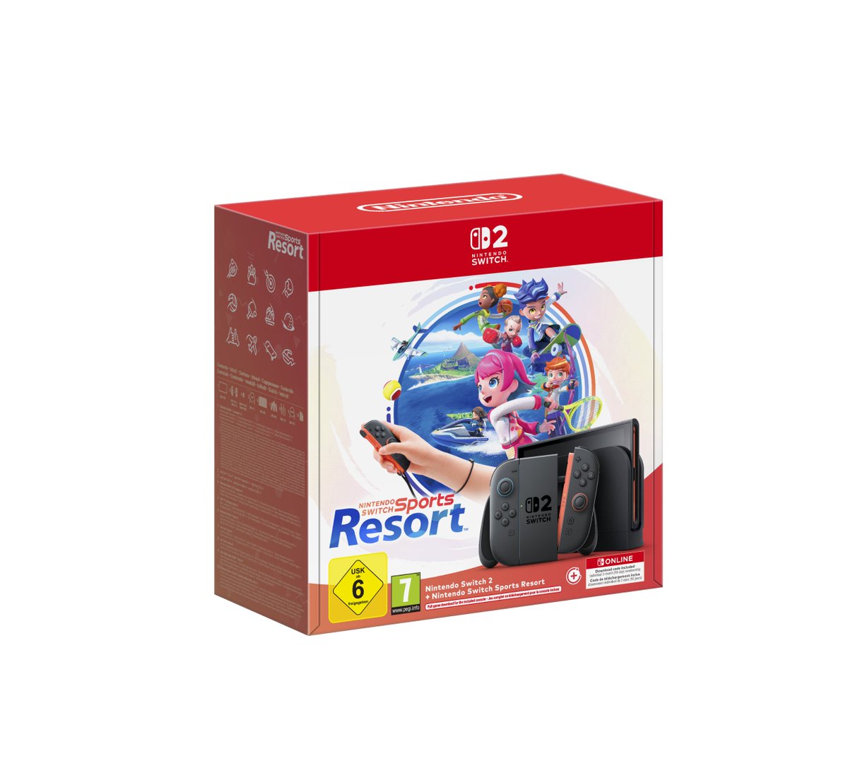 NintendHOME's tweet photo. 🛍 Préco – Alors ça ce n’est pas commun, Micromania offre quatre bonus pour la précommande du pack Nintendo Switch 2 + Nintendo Switch Sports Resort : le sac de gym déjà dispo avec le jeu, mais aussi un bracelet éponge, une boite déjeuner et un porte-clés. https://t.co/JlfoKJLEhy https://t.co/bzJfB7SJwo