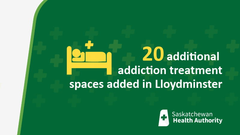 SaskHealth's tweet photo. The Government of Saskatchewan is providing more access to addictions recovery services by funding 20 new second-stage sober living spaces in Lloydminster.

https://t.co/wR5Tek7EYg https://t.co/V7Bx1A9rbT