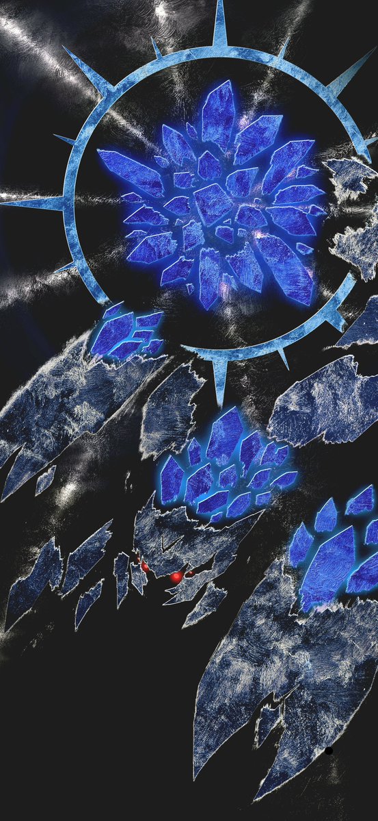Xotl_art's tweet photo. Monster Hunter - Metalic Tarot 3. https://t.co/ApBFFInaDd