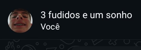 brn_mp4's tweet photo. é cômico pensar que há muito tempo meus amigos fizeram esse grupo, e hoje em dia geral se formou já tem família, empregos com bons salários, e sobrou só eu no grupo, não ironicamente ainda fudido, mas o sonho segue https://t.co/skJUXIyj8h