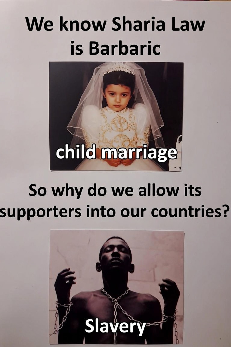PeriklesGREAT's tweet photo. Should all supporters of SHARIA LAW be immediately Deported?

a. Yes
b. No - why not? https://t.co/qMMbWdoleu