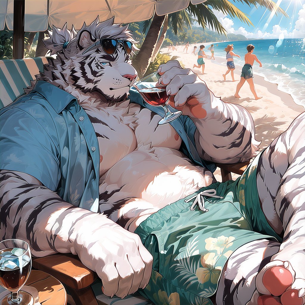 yzw2010's tweet photo. 海边的���#furry https://t.co/L2iXwLBNlB