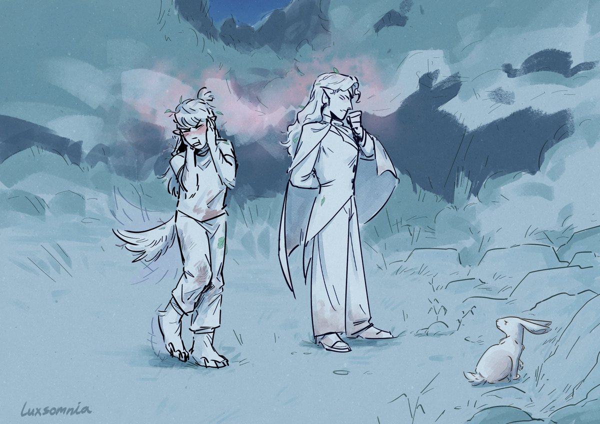 luxsomn1a's tweet photo. #diakkoweek #diakko #lwa #art @DiakkoWeek
Day 2: Vampire/Werewolf

a fic that goes with this art, written by my friends @StellarSystem12 : https://t.co/Avnuf1Pf7x https://t.co/6whVTI7pE7