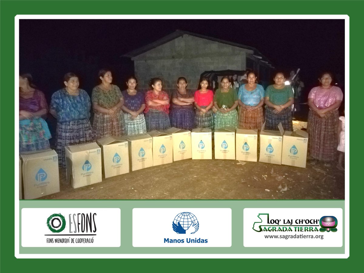 SagradaT's tweet photo. Se hace entrega de un filtro y se realiza una capacitación para el buen uso y mantenimiento del equipo.
Esto en el marco del proyecto ejecutado por Sagrada_Tierra  con el apoyo de @fonsmenorqui y @ManosUnidasONGD https://t.co/cxGY9QZjdA