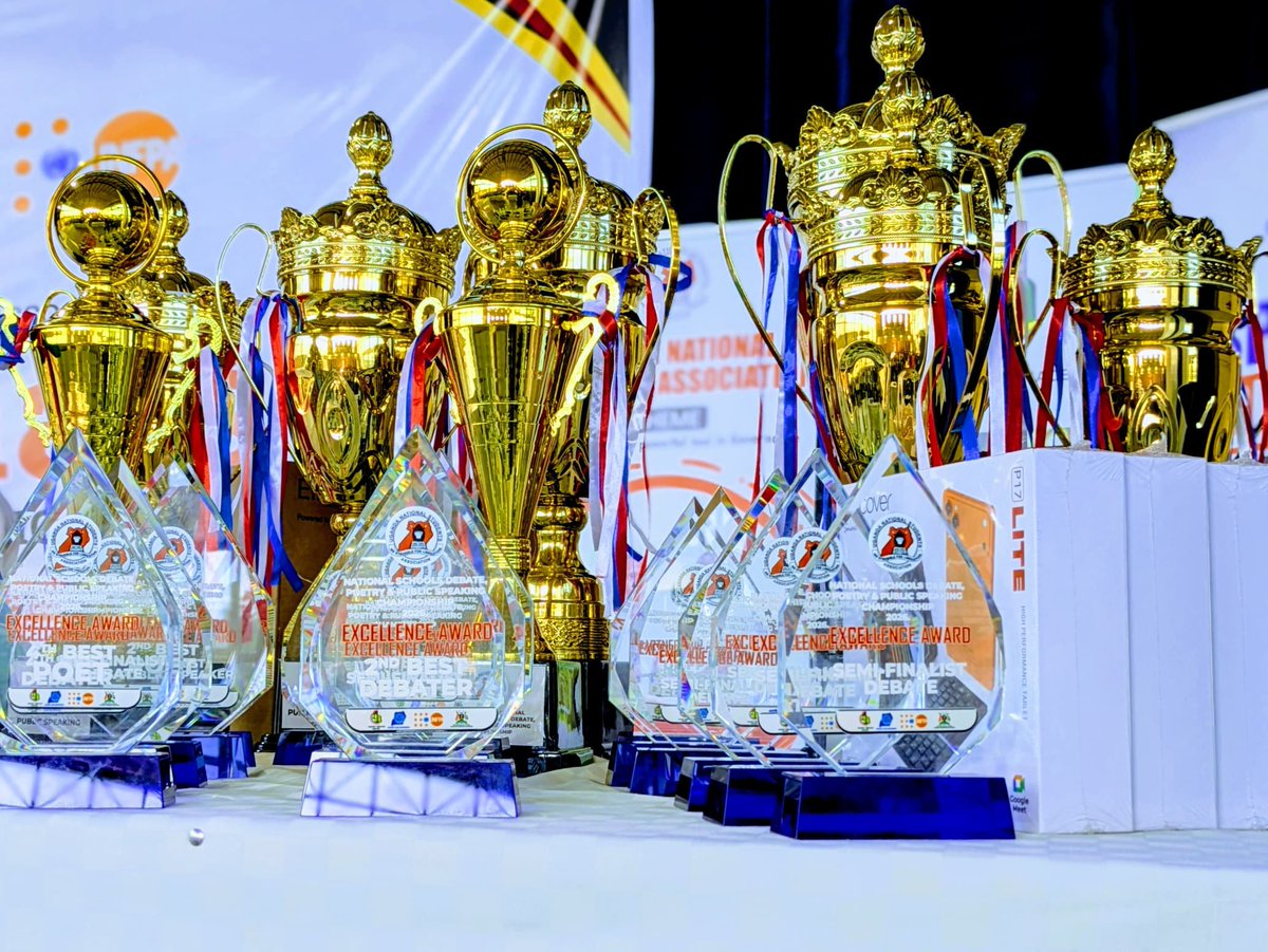 AllanRaska42's tweet photo. The winner's awards, gifts and prizes are already in the building, as we wait for the declaration of this year's champions in debate, poetry and public speech. The finals are done and up next is the official declaration of results 🔥 @EngJonard

#UNSADecides2026 https://t.co/SYdwwfzp7G