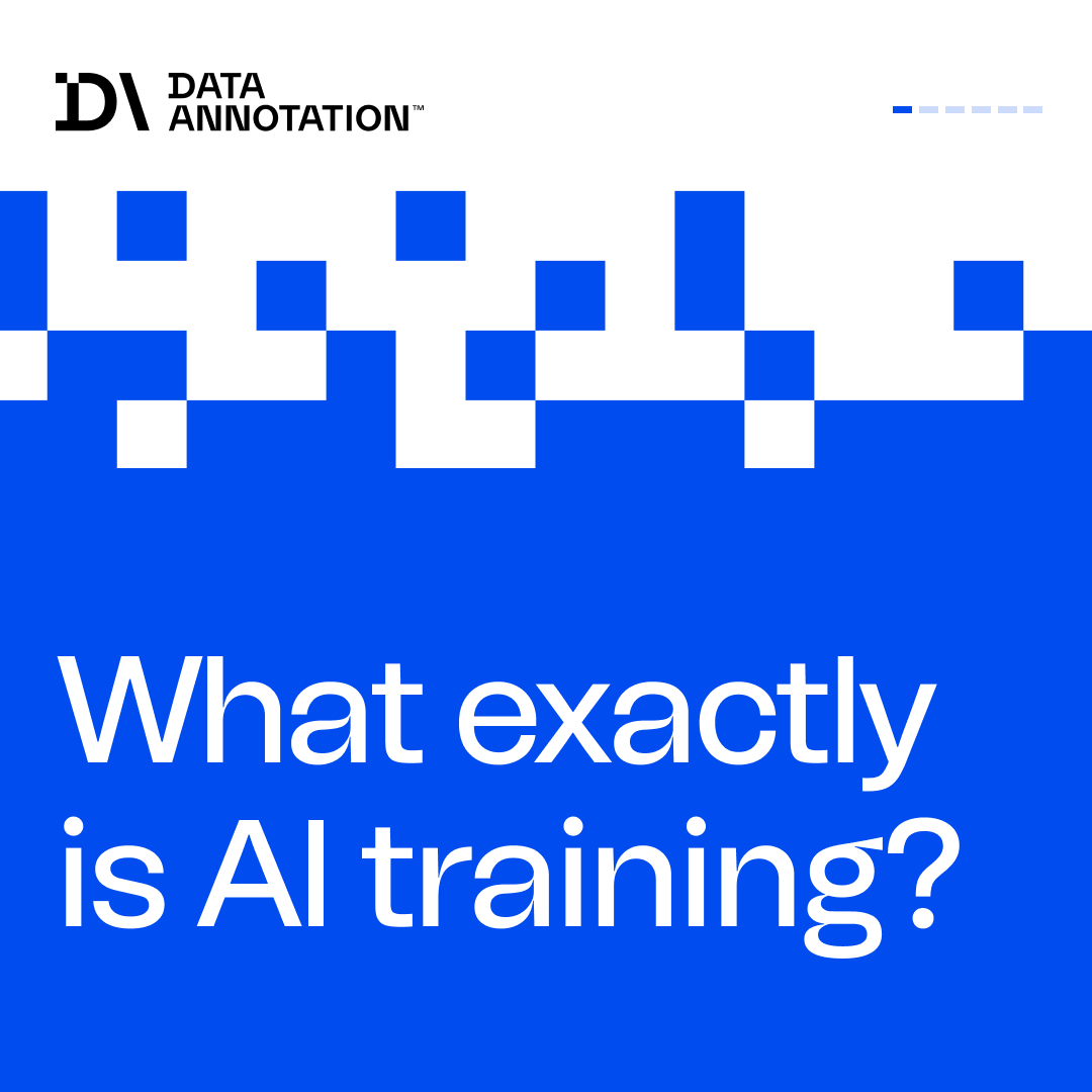 Data_Annotation's tweet photo. Making sure AI responses are accurate is only one aspect of AI training. See where your own expertise fits. https://t.co/zTDtTi5HQ3