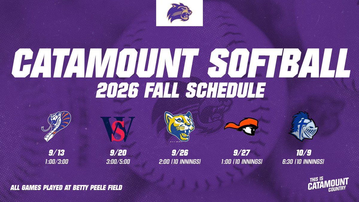CatamountSB's tweet photo. Fall Ball is right around the corner 🍂🥎

#WheeAreOne #Team22 https://t.co/pEGDbXQFgN