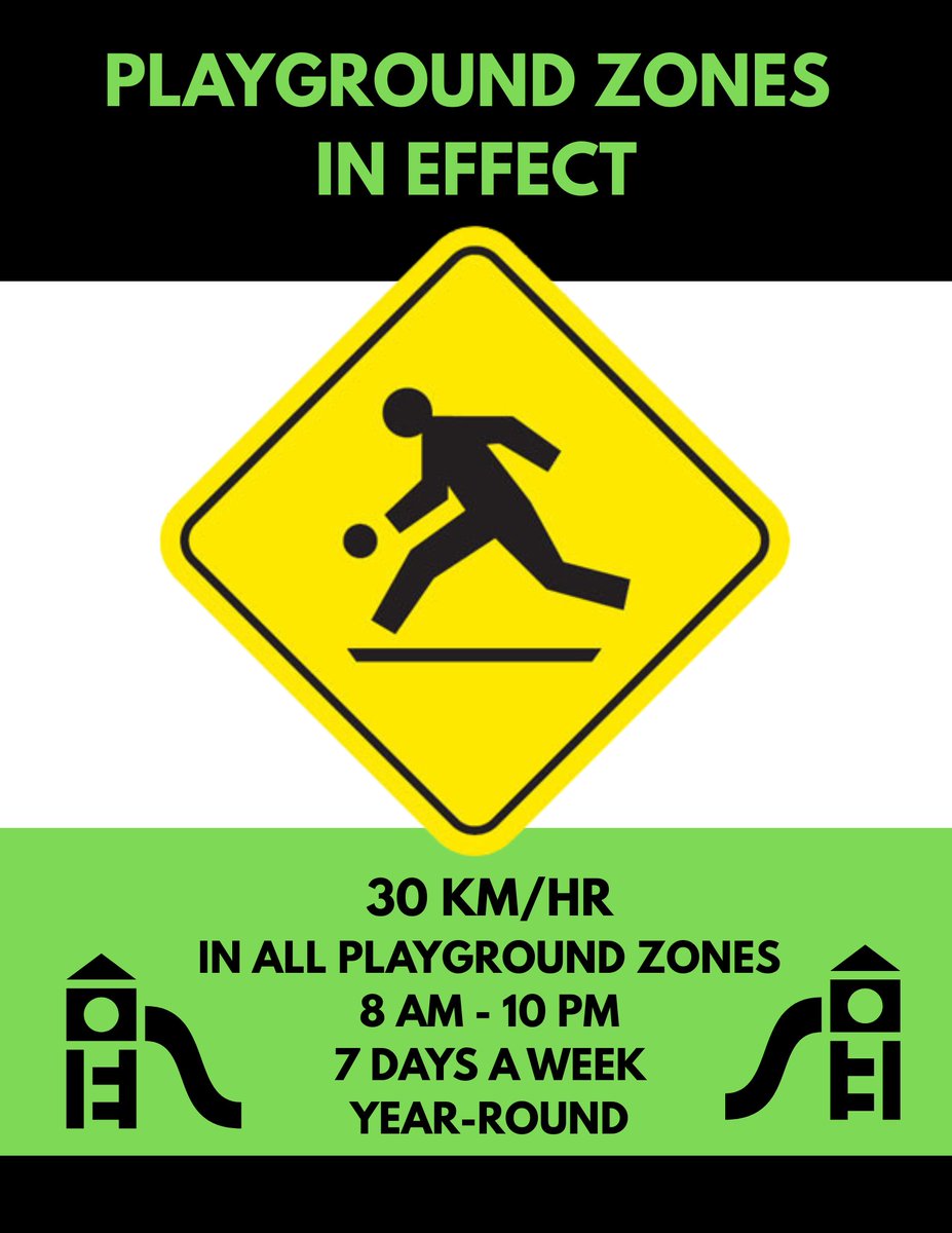 TownWainwright's tweet photo. Effective AUGUST 31ST, a 30km/h speed limit applies in ALL playground and school zones from 8AM to 10PM, SEVEN DAYS A WEEK, YEAR-ROUND.

Consistent speed, protected community! https://t.co/D4Zb3sB2Mb