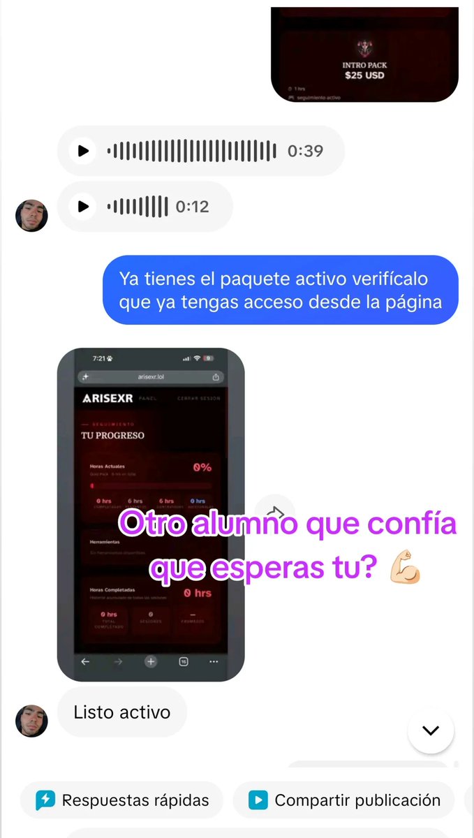 AriseDark2001's tweet photo. Sigamos trabajando 💪🏻 Agenda tu asesoría si quieres mejorar conmigo 🤟🏻 https://t.co/ynjNocUYr6