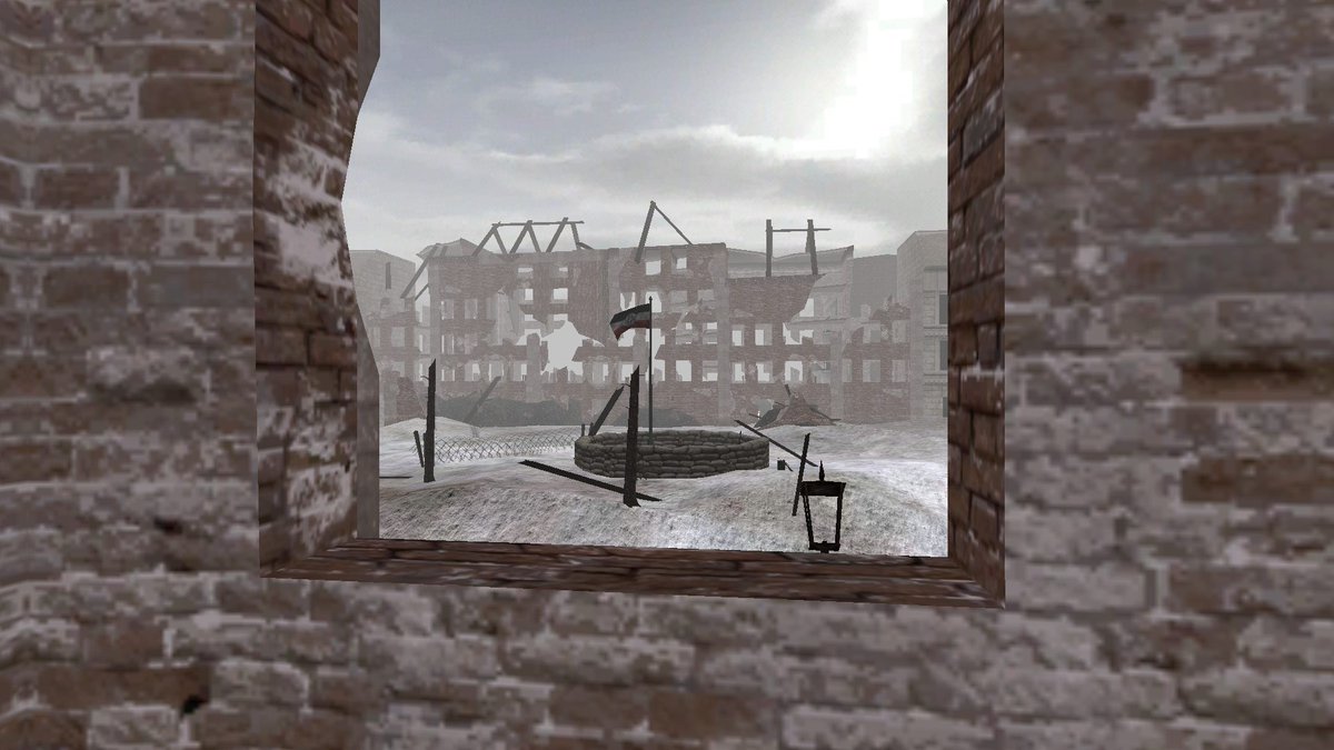 EuropeFhsw's tweet photo. Stalingrad Barrikady is new map in upcoming update, recreating old Stalingrad Winter classic, pure infantry battle among desolated ruins of Stalingrad city and famous Barrikady factory. #FHSWEU #WW2 https://t.co/Drn3nj6Xcp