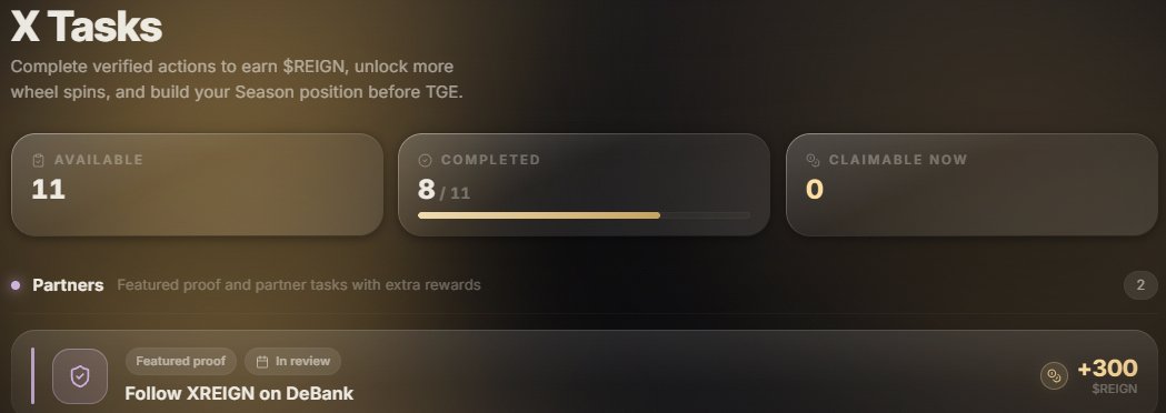 arthinfinity's tweet photo. @xreign_app 8/11 completed. Just waiting on the reviews now https://t.co/Fxo40w6m7y