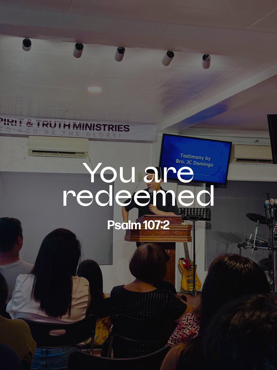 STEMChurch's tweet photo. To the person reading this…

+ You are blessed
+ You are a new creature
+ You are redeemed
+ You are His people

God chose you and loves you! See you brethren this Sunday!

📍 STEM Taytay - Sunday / 10AM
Block 10 Sitio Lumang Ilog
Floodway B, San Juan
Taytay, Rizal

#stemchurch https://t.co/4xcn6b2DEl