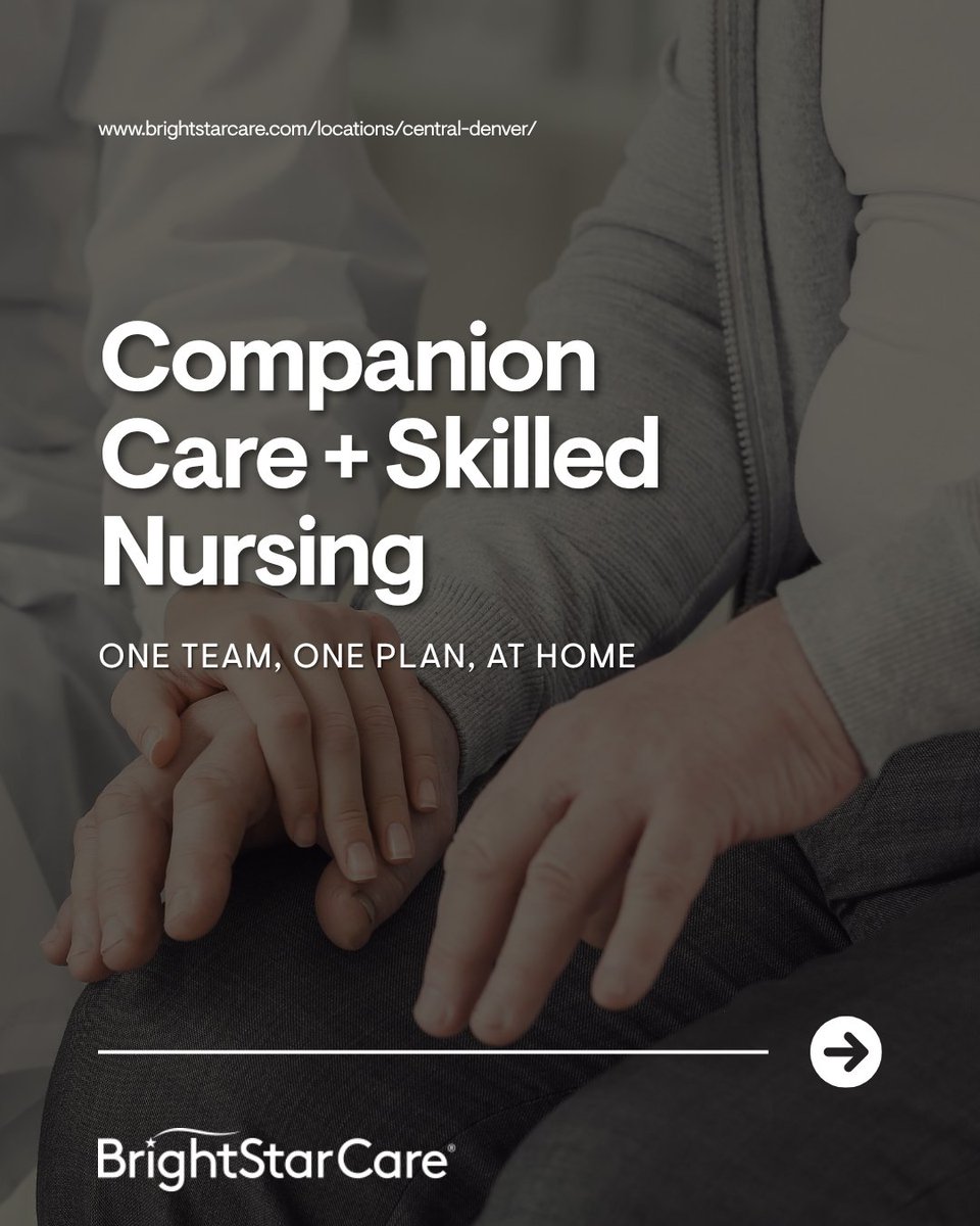BSCDenver's tweet photo. Wounds, equipment, complex meds: when basic home care isn't enough, you need nurse-led support that grows with your family. 📞 BrightStar Care of Central Denver: 303.300.6666 #SkilledNursing #DenverHomeCare https://t.co/LzP43m1rHy