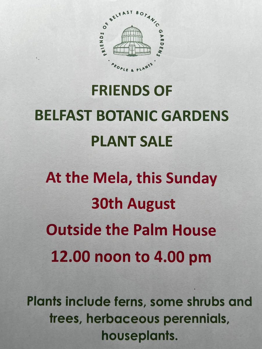 FoBBG_'s tweet photo. Friends are holding a Plant Sale on Sunday at the #Mela #BotanicGardens #PalmHouse https://t.co/In36f76LID