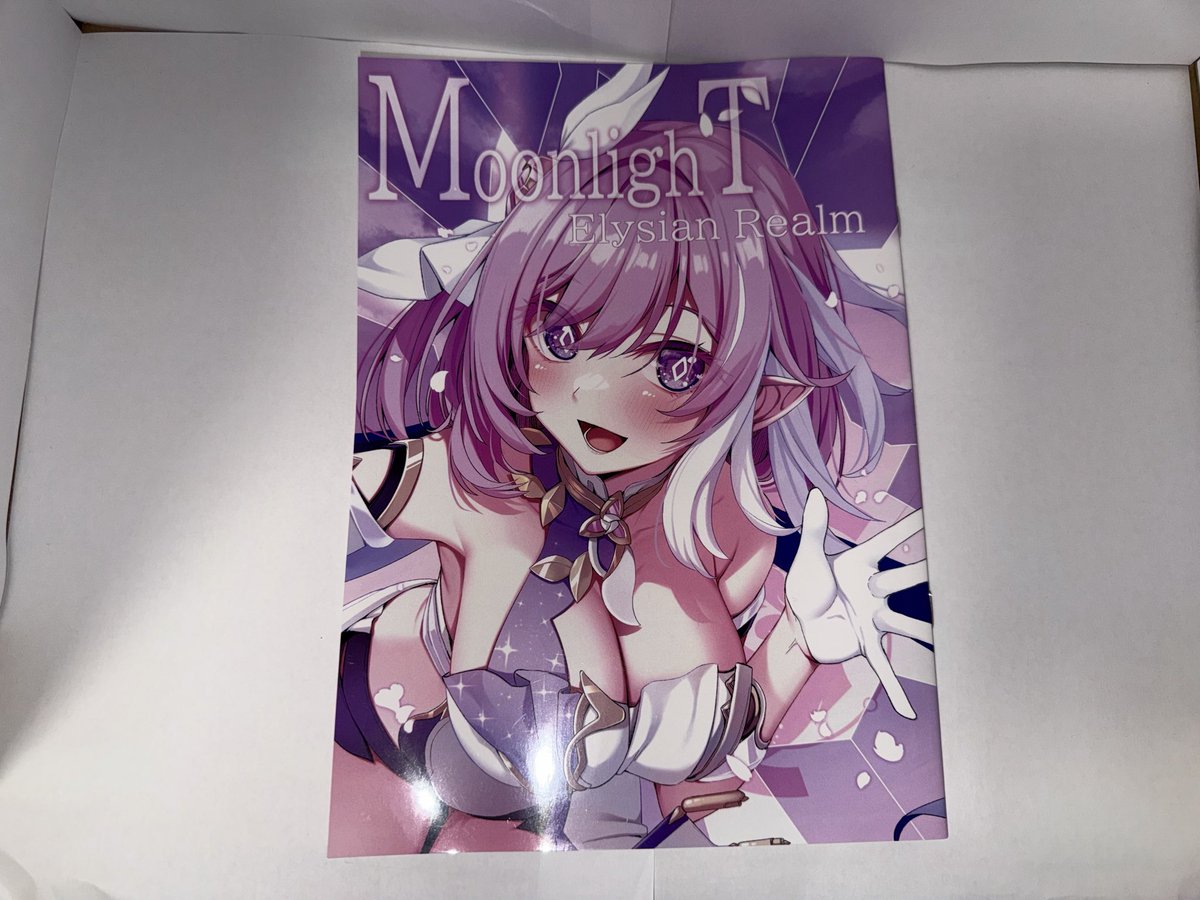 CyberRigla53683's tweet photo. C108戦利品
@dodomayo さん
「MoonlighT Elysian Realm」
崩壊3rdの十三英傑全員が描かれています。ページを捲るたび、「あなたのためにある物語」を思い出して目から汗が…
｡ﾟ(ﾟ´ω`ﾟ)ﾟ｡
表紙やアクスタ用イラストのエリシアとキアナの目が特に細かく書かれておりとても引き込まれます。綺麗。 https://t.co/VIxvjc4d3T