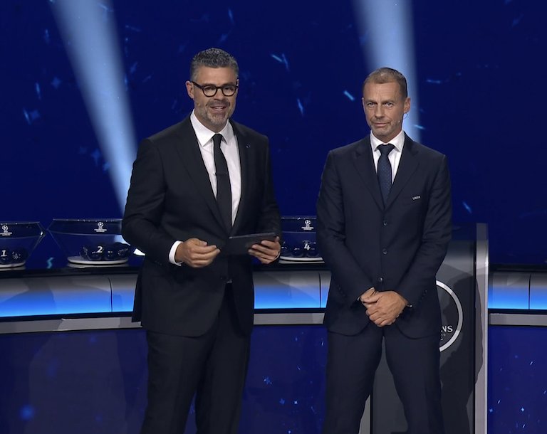 Scottish_Arena's tweet photo. 🚨🗣️ 𝗡𝗘𝗪: Aleksander Čeferin: "Football is about much more than football. It's about respect."

"We will give an award to a player who did something extraordinary in this."

@TheAthleticFC https://t.co/z4MVAlp0O0