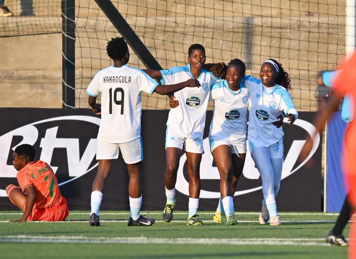 KillerpassBOTS's tweet photo. #COSAFAWCL RESULT (SEMI-FINAL 1)
#KillerPass

Zesco Ndola Girls  2-1 Silver Stars
Penélope Mulubwa, Charity Mubanga || Carol Mathyola 

CONGRATULATIONS ZESCO NDOLA GIRLS FOR REACHING THE FINALS

📸 COSAFA https://t.co/ye2SAeWLVW